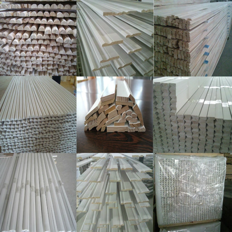 LVL hardwood decorative baseboard for wall corner